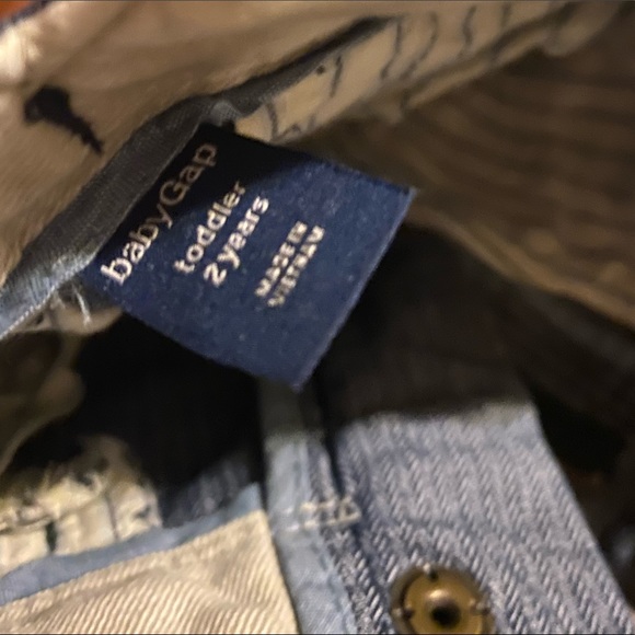 Baby Gap Chambray Pants 2 Toddler - Picture 4 of 6